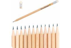 Yuvarlak Silgili Naturel Kurşun Kalem