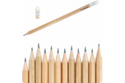 Köşeli Silgili Naturel Kurşun Kalem