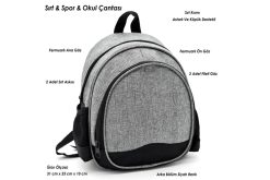 Sırt - Spor - Okul Çantası